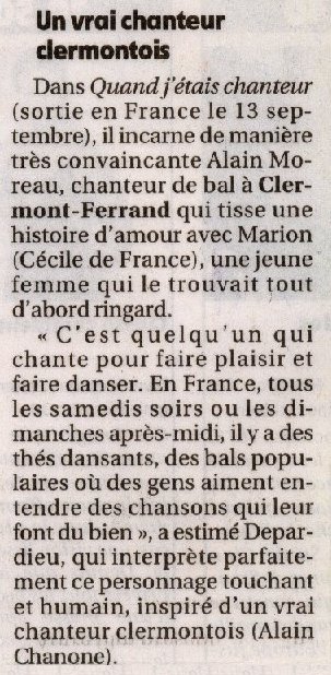 Un vrai chanteur clermontois